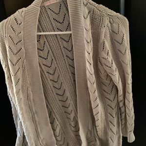 ardene tan cardigan